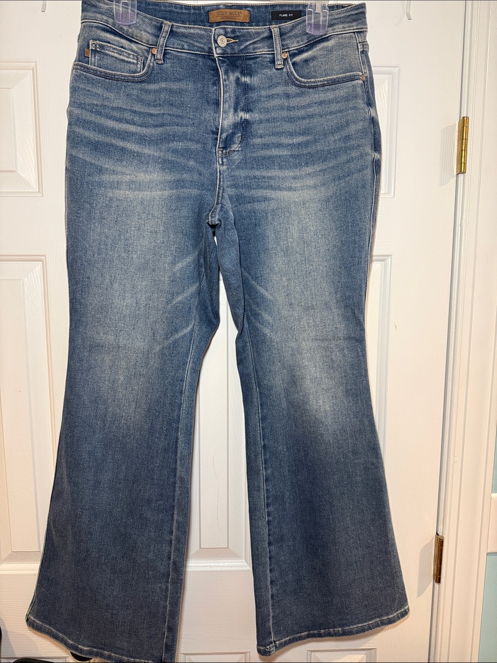 Judy Blue Faded Medium Blue Flare Jeans